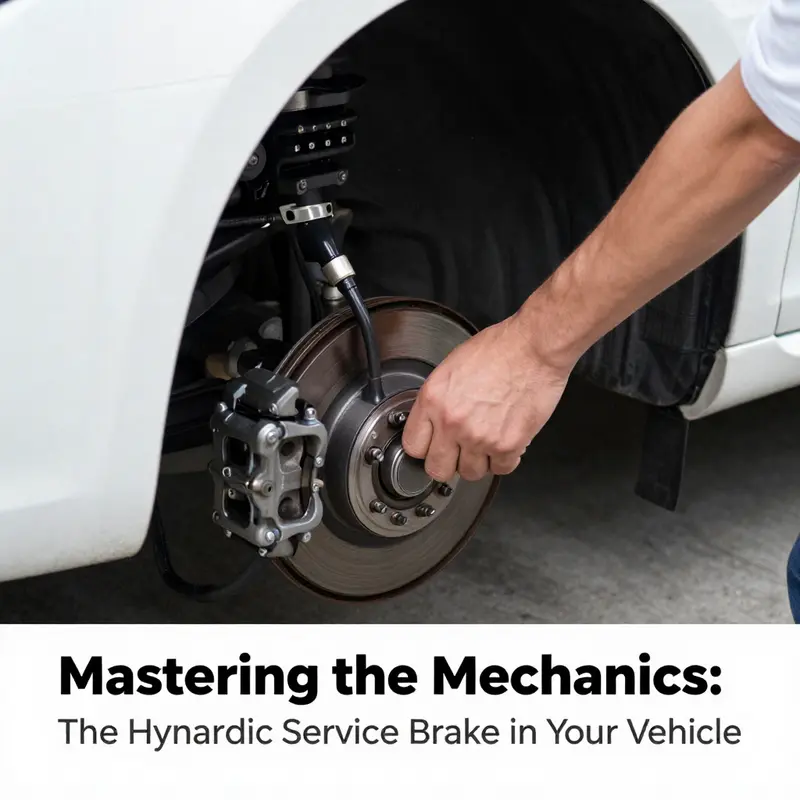 Overview of a hydraulic brake system, emphasizing integral components.