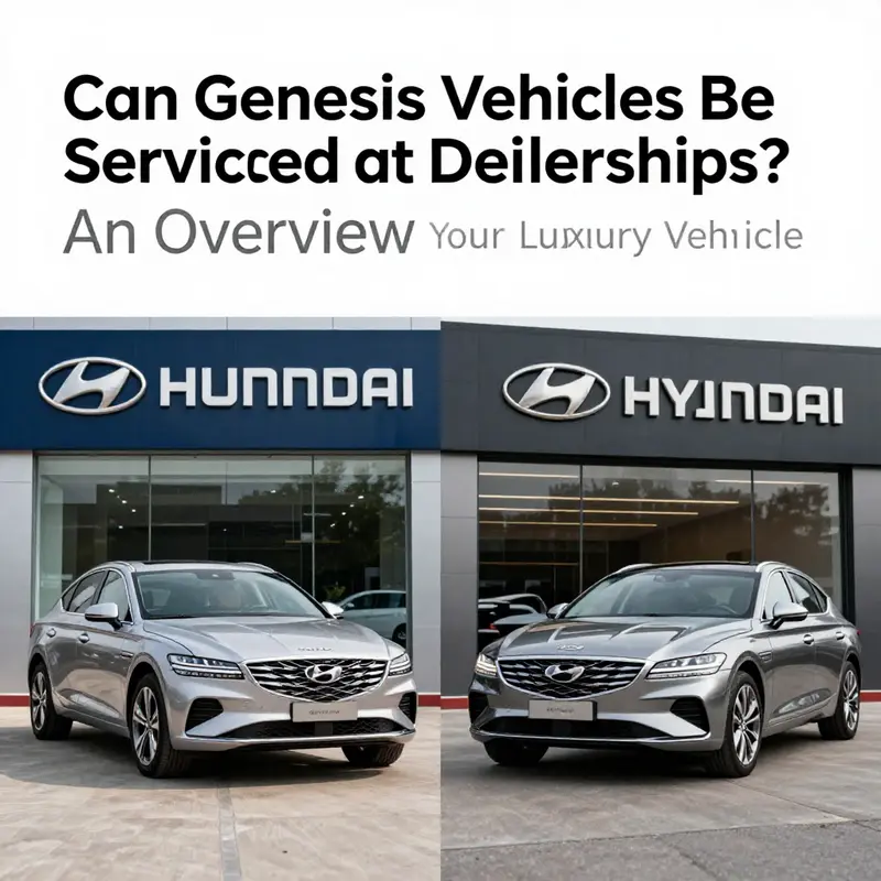 Hyundai and Genesis dealerships showcasing their distinct service operations.