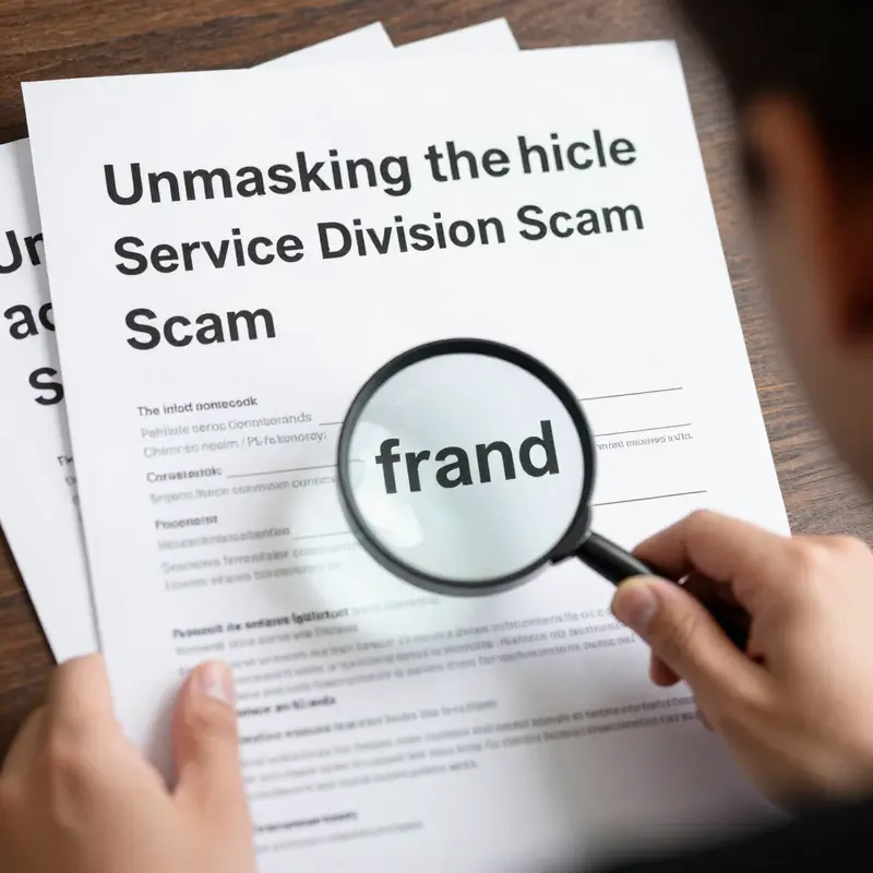 Visual representation of fraudulent communications targeting vehicle owners.