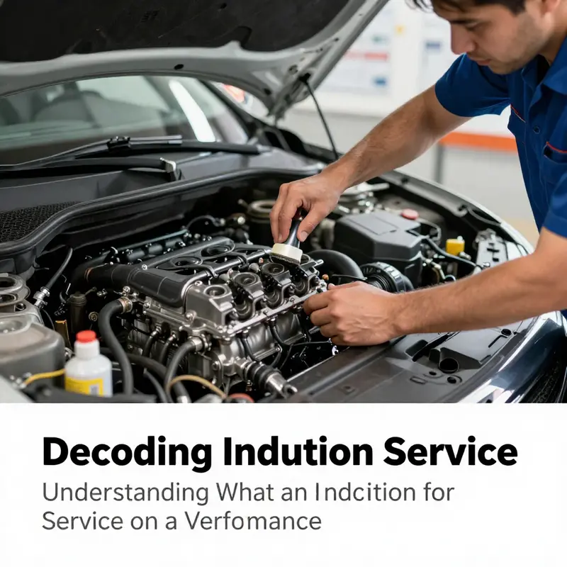 Mechanic performing induction system cleaning to enhance vehicle performance.