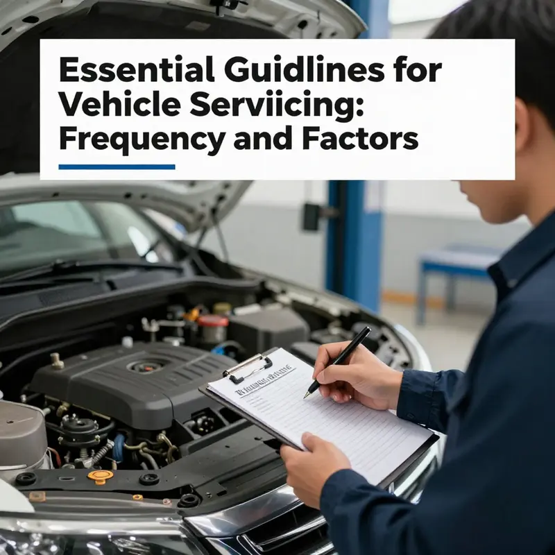 An overview of recommended service intervals from a vehicle owner’s manual.