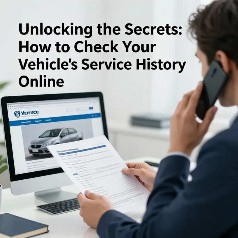 A user accessing vehicle service history through a popular third-party platform.