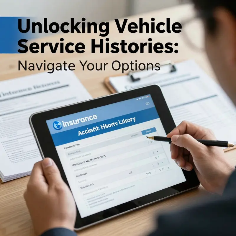 Access vehicle service history easily through third-party platforms.