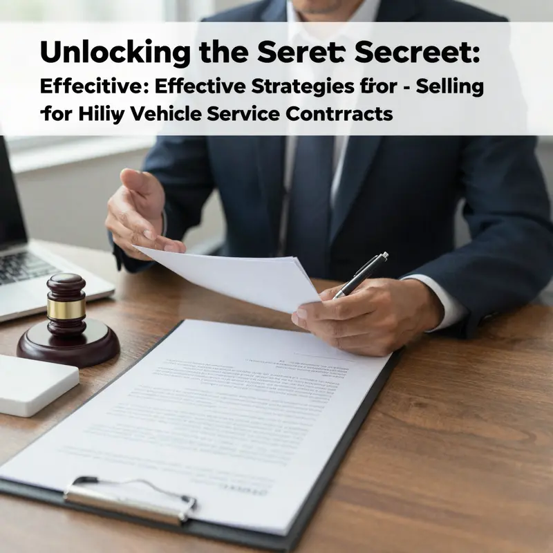 An overview of different vehicle service contracts highlighting their significance and variety.
