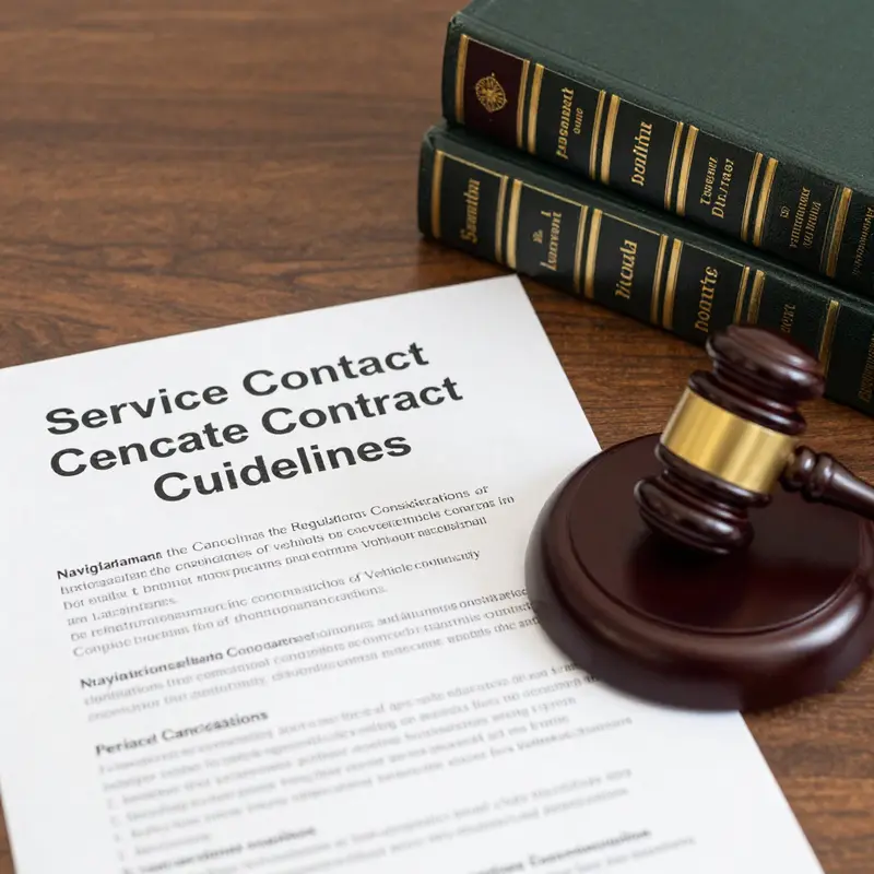 Reviewing the vehicle service contract is crucial to understanding cancellation policies.