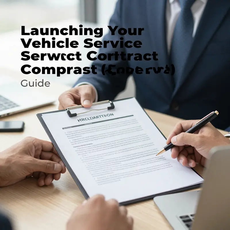 Professionals collaborating on defining service packages for vehicle service contracts, essential for starting the business.