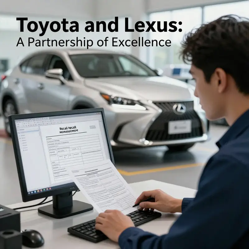 The logos of Toyota and Lexus together, highlighting their shared branding and service support.