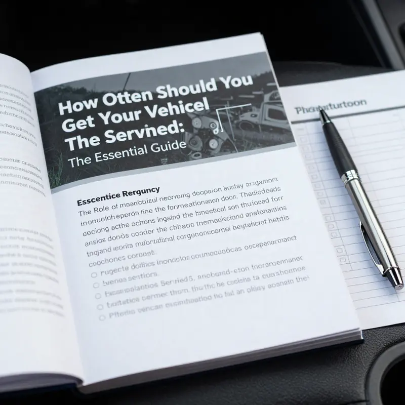 A mechanic conducting routine vehicle maintenance.