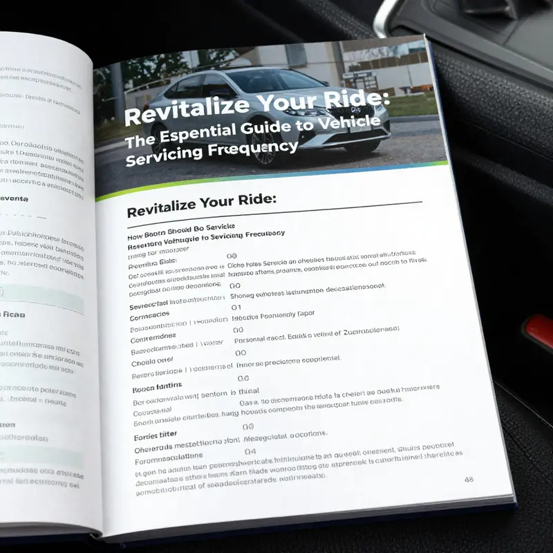 Vehicle servicing intervals based on general guidelines.