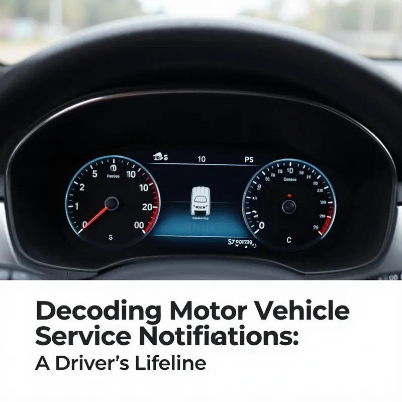 A vehicle dashboard showcasing a service notification alert, indicating maintenance tasks due soon.