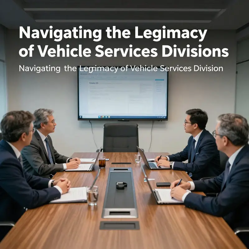 A technician assesses a vehicle in a legitimate vehicle services division, showcasing professionalism and care.