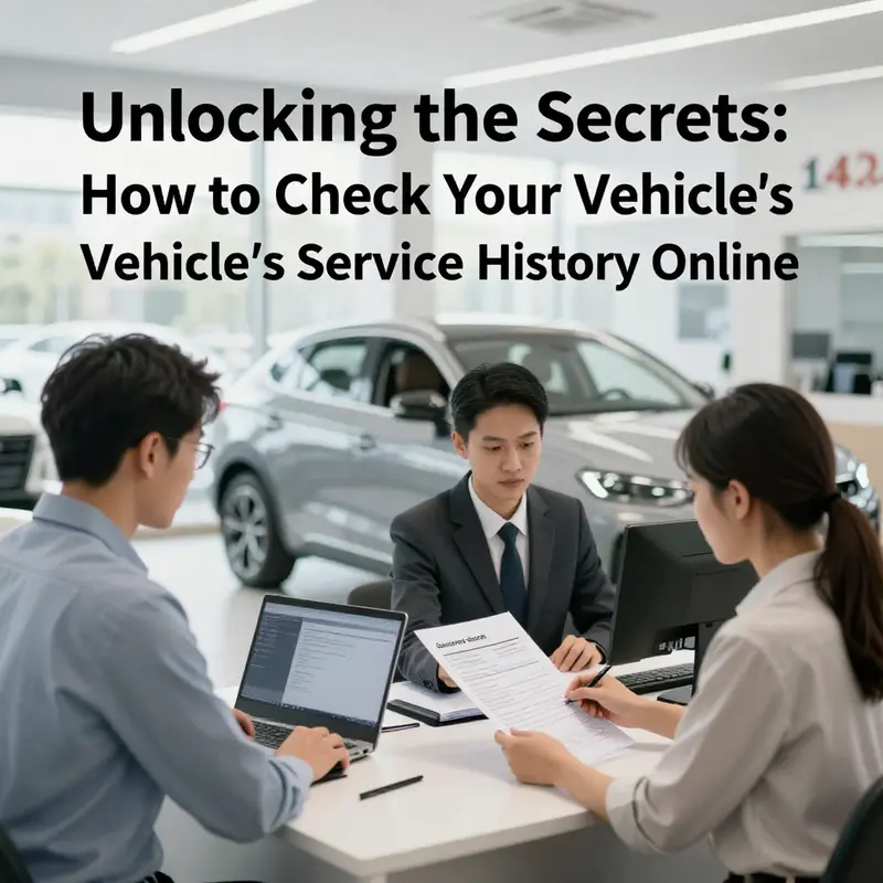 A user accessing vehicle service history through a popular third-party platform.