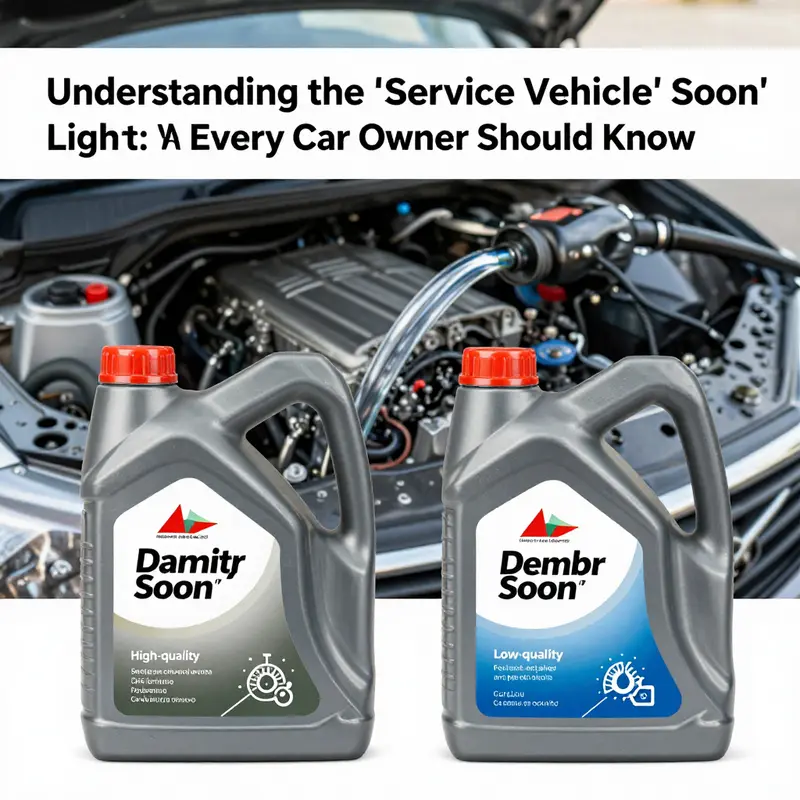 The illuminated ‘Service Vehicle Soon’ light on a car dashboard, indicating potential sensor malfunctions.