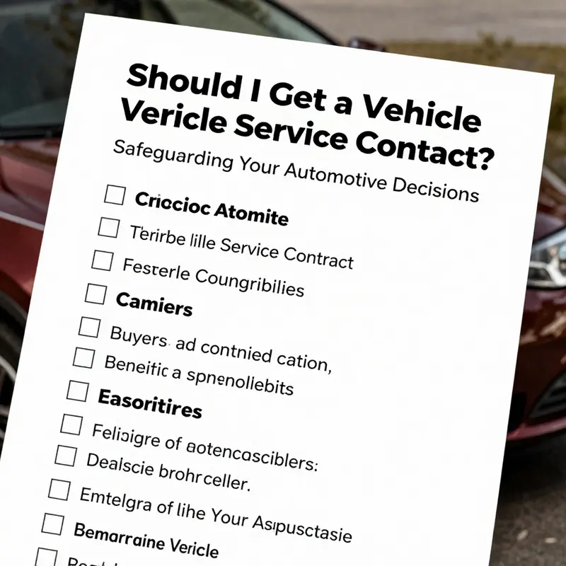 Understanding how a service contract protects your rights in vehicle transactions.