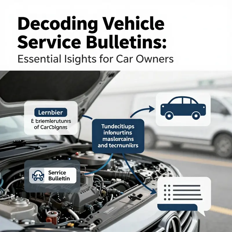 A mechanic utilizing a service bulletin during vehicle maintenance.