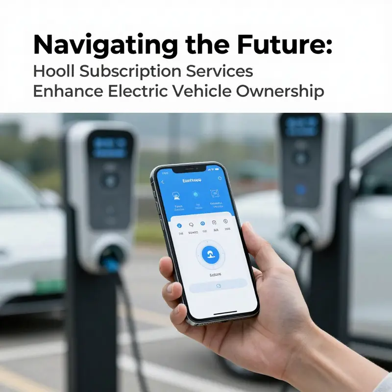 An overview of electric vehicle subscription options highlighting versatility and service offerings.