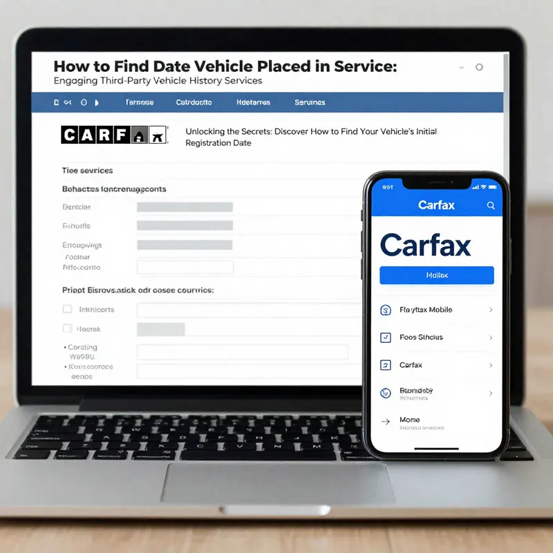A vehicle registration certificate as a key document for identifying the first registration date.