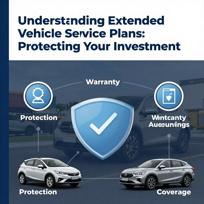 An infographic showcasing the definition and scope of Extended Vehicle Service Plans.