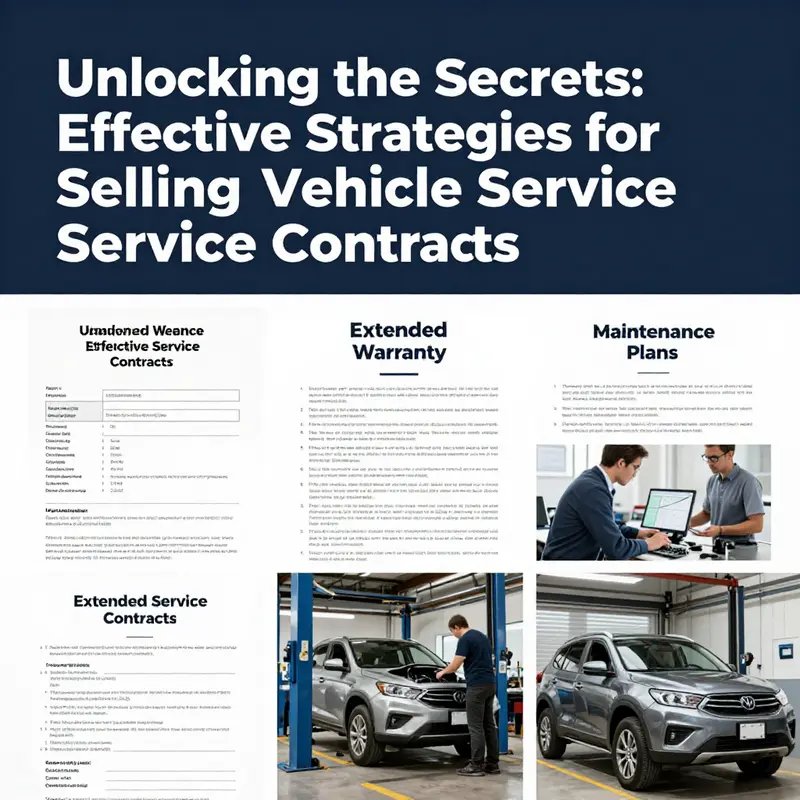 An overview of different vehicle service contracts highlighting their significance and variety.