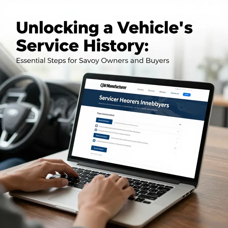 Accessing a detailed vehicle history through a third-party platform.