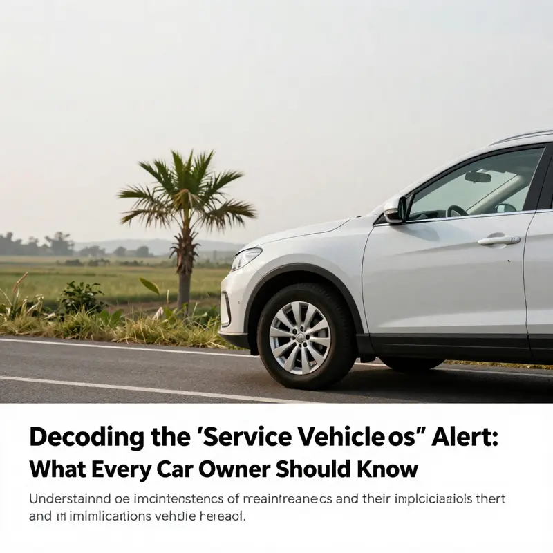 A peaceful roadside scene featuring a vehicle that represents the importance of vehicle care and maintenance.