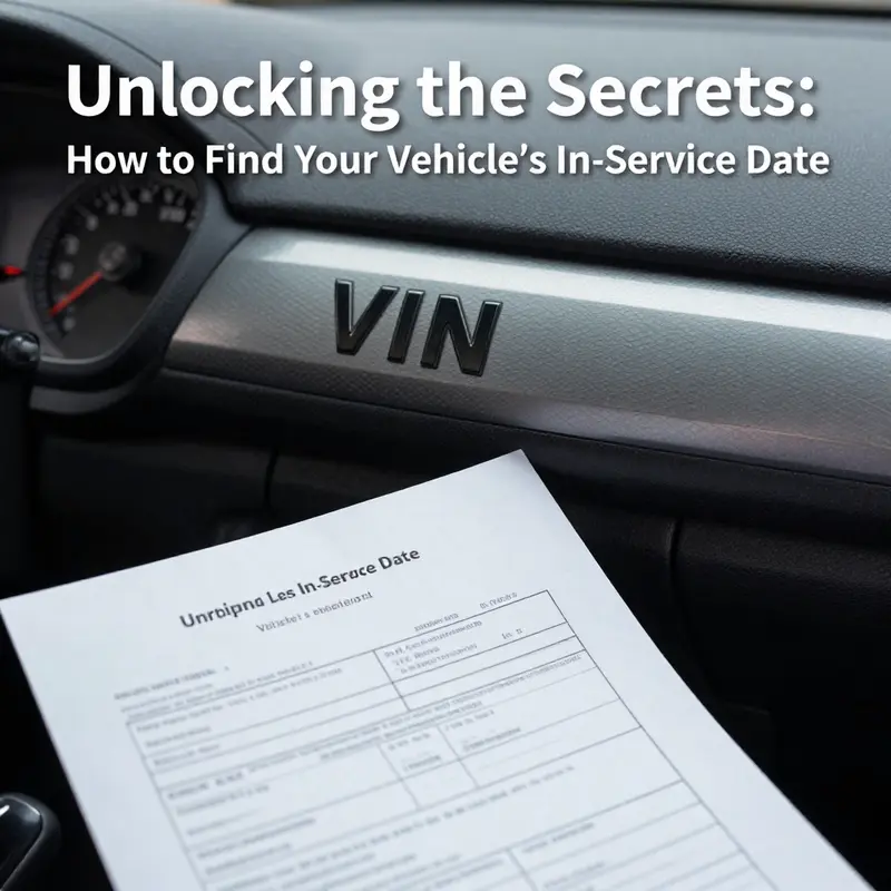 A vehicle registration certificate prominently showing the initial registration date.