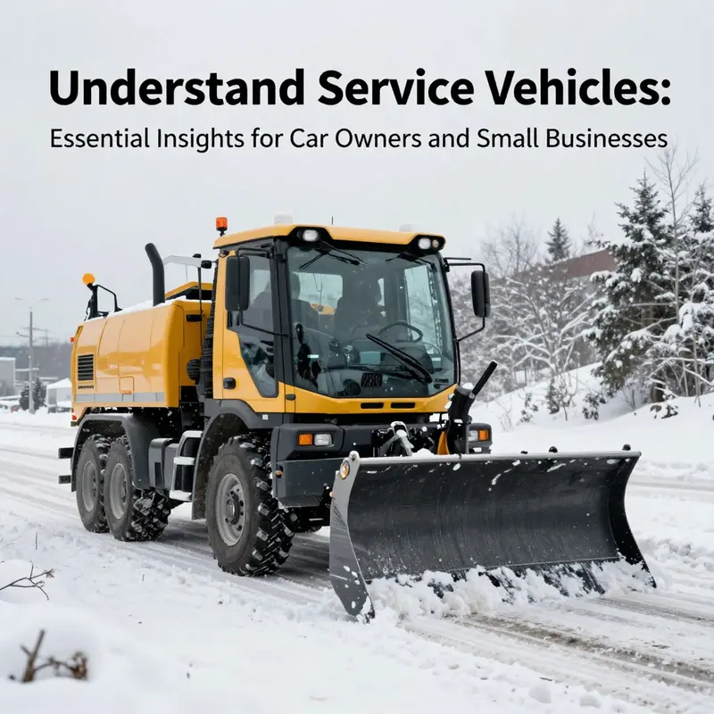 A variety of service vehicles in use by different businesses highlighting their essential role.