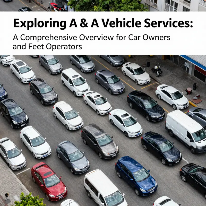 A collage of various vehicles illustrating the diverse automotive service market.