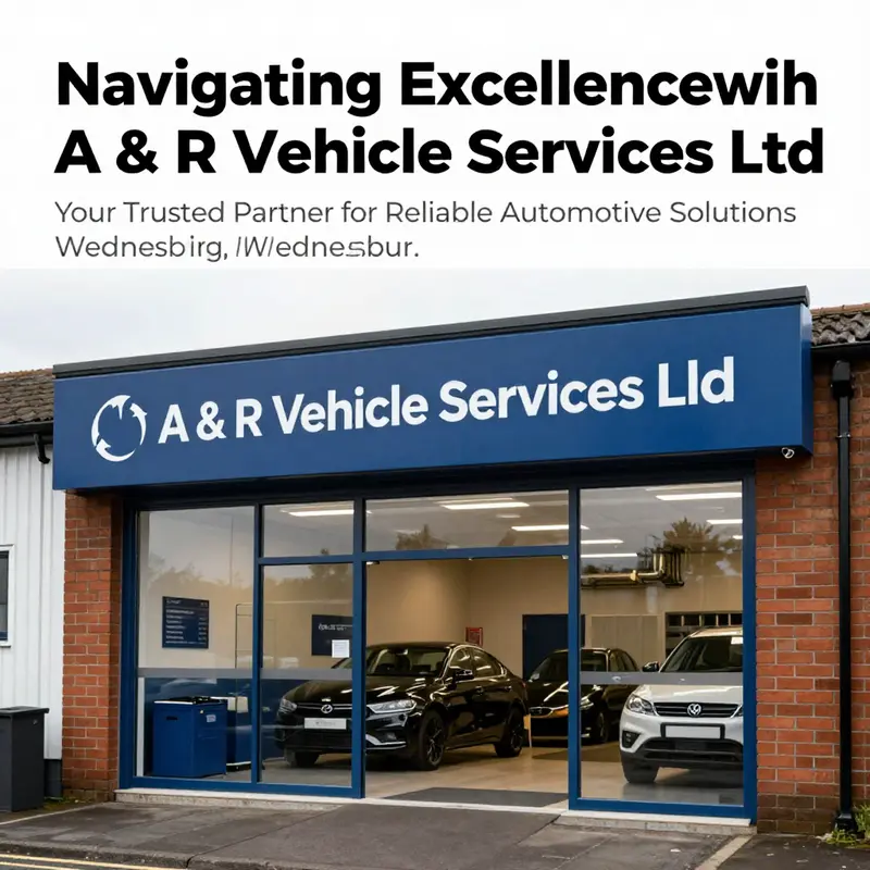 A photograph of A & R Vehicle Services Ltd's workshop entrance, emphasizing its professionalism and accessibility for customers.