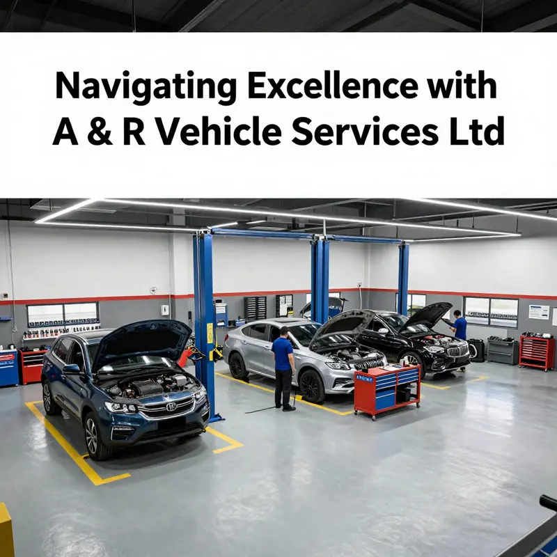 An inside view of A & R Vehicle Services Ltd’s workshop, highlighting its state-of-the-art facilities and dedicated workforce.