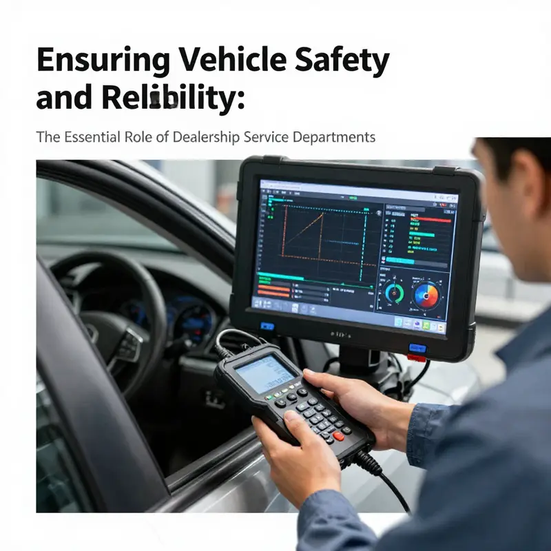 A skilled technician demonstrating their specialized training and certification in a modern dealership service environment.