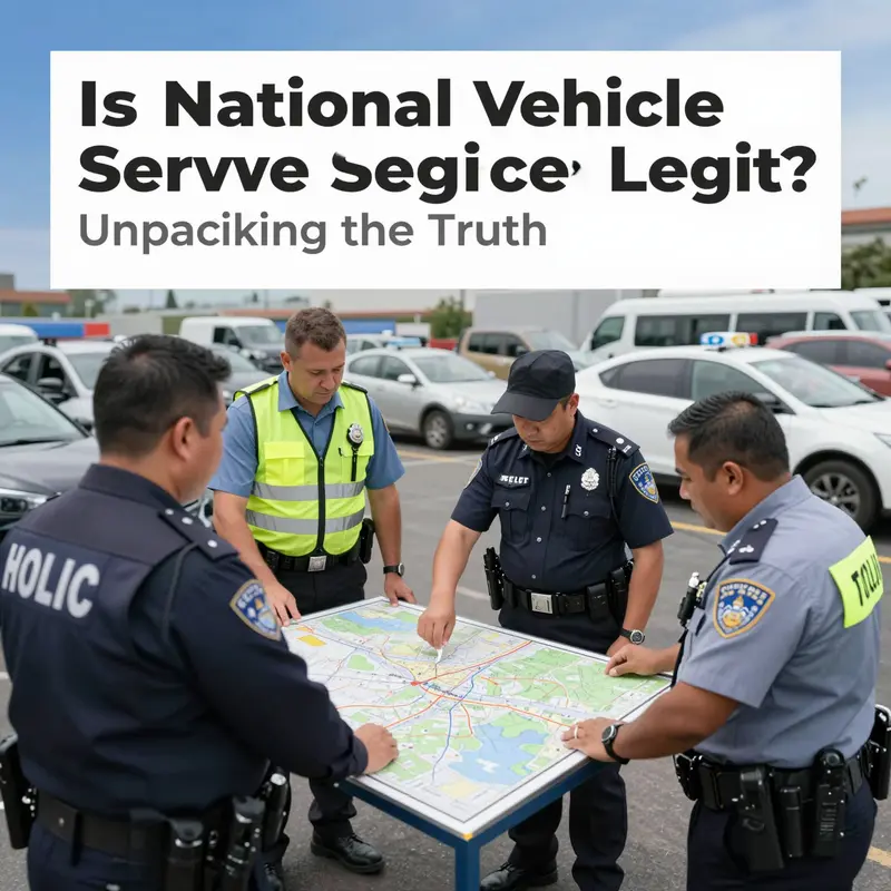 Industry professionals evaluating the credibility of National Vehicle Services in a professional setting.