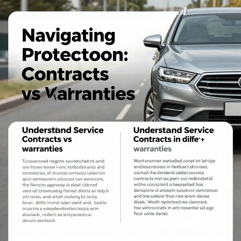 An overview of vehicle service contracts and warranties showcasing their definitions and foundational differences.