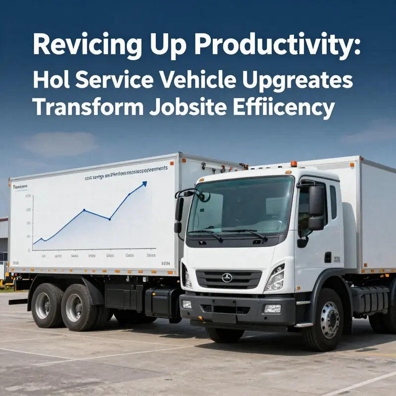 The efficient interior of an upgraded service vehicle demonstrates better organization for increased productivity.