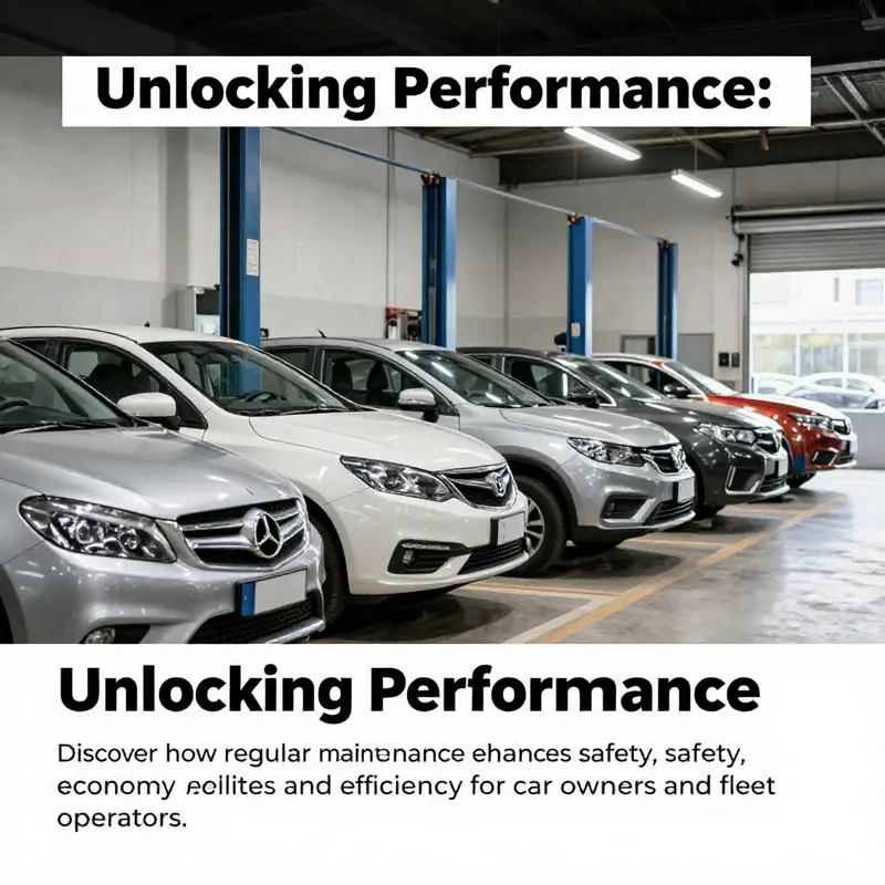 A row of serviced vehicles in a garage, symbolizing the dedication to vehicle maintenance and performance.