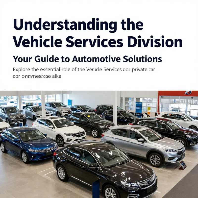 A vibrant car rental showroom featuring a range of vehicles, symbolizing the services and variety within the Vehicle Services Division.