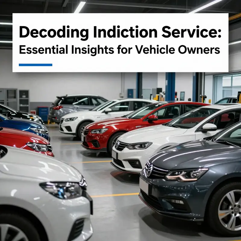 A collection of different vehicles in a car maintenance service area, emphasizing the importance of vehicle care.