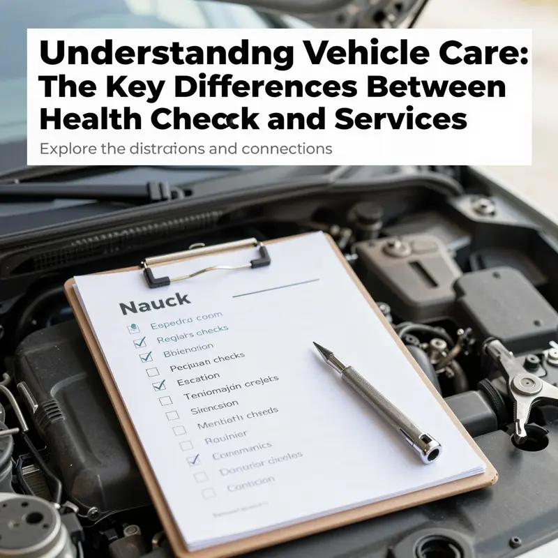 A covered vehicle with maintenance tools representing vehicle health checks and services.