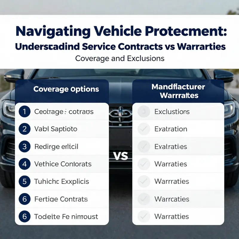 An overview of vehicle service contracts and warranties showcasing their definitions and foundational differences.