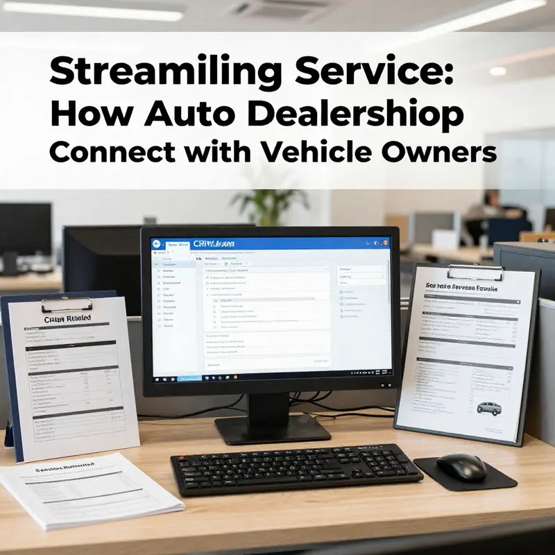 An automated mailing system at work, efficiently printing service reminders for vehicle owners.