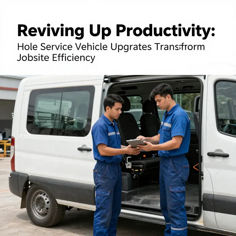 The efficient interior of an upgraded service vehicle demonstrates better organization for increased productivity.