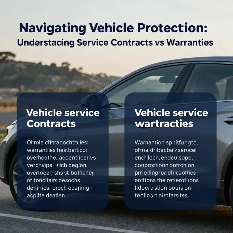 An overview of vehicle service contracts and warranties showcasing their definitions and foundational differences.