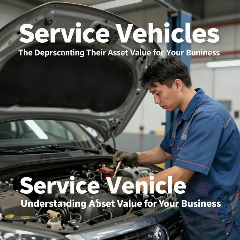 A fleet of service vehicles ready for business operations.