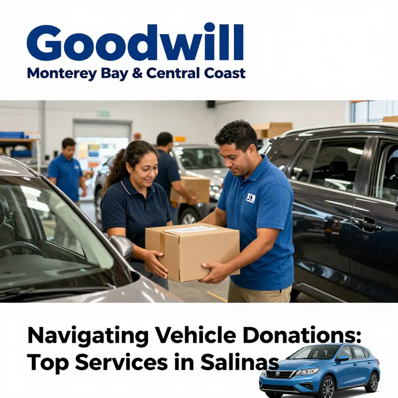 Volunteers at Salinas Valley Food Bank actively engaging with vehicle donors to support food distribution initiatives.