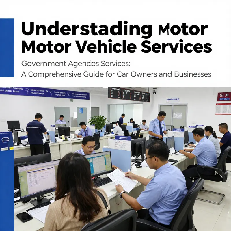 Government agencies play a crucial role in administering vehicle registration and licensing.