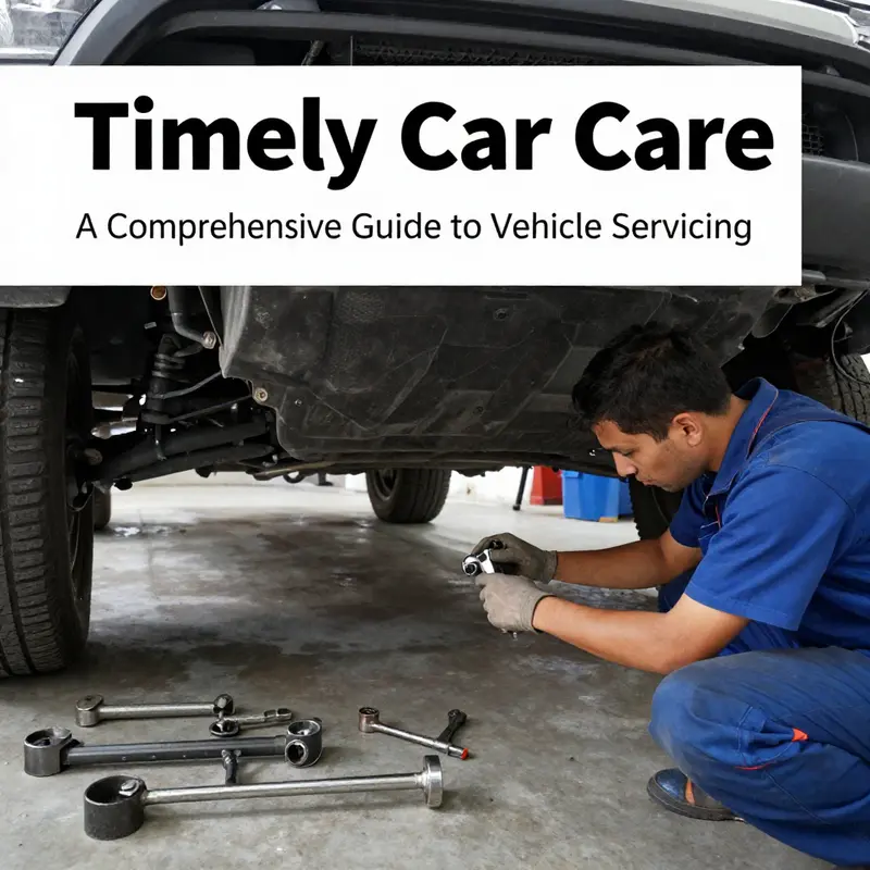 A technician performing a small service, focusing on oil changes and routine checks.