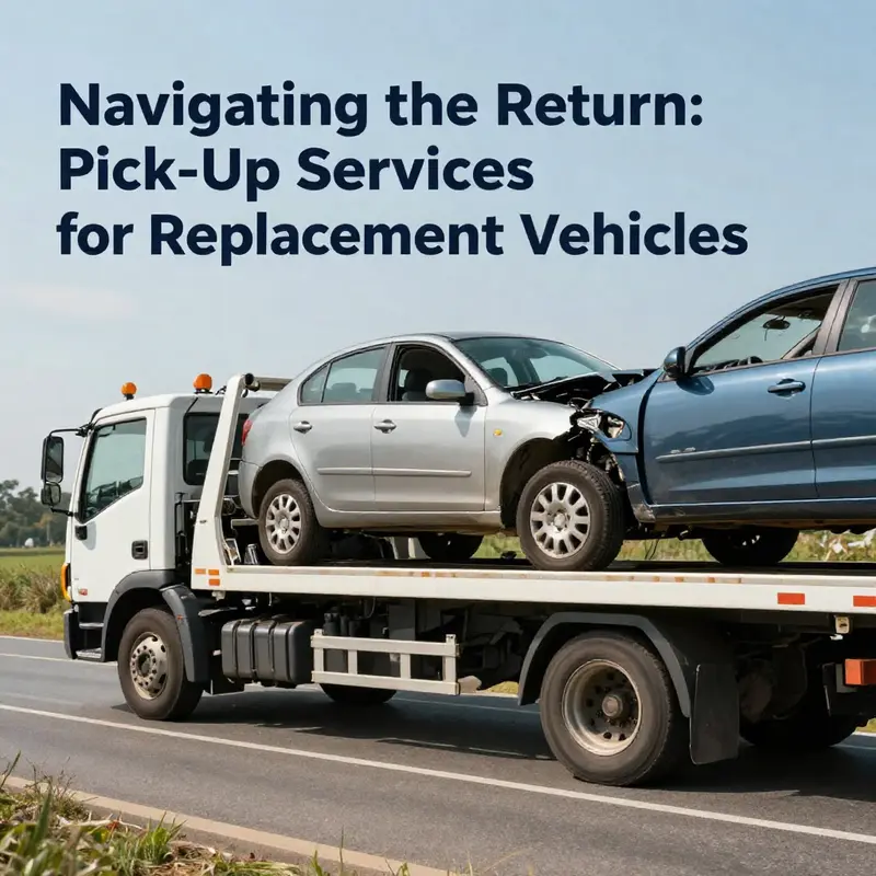 A rental car representative collecting a vehicle—a glimpse of convenient pick-up services offered to clients.