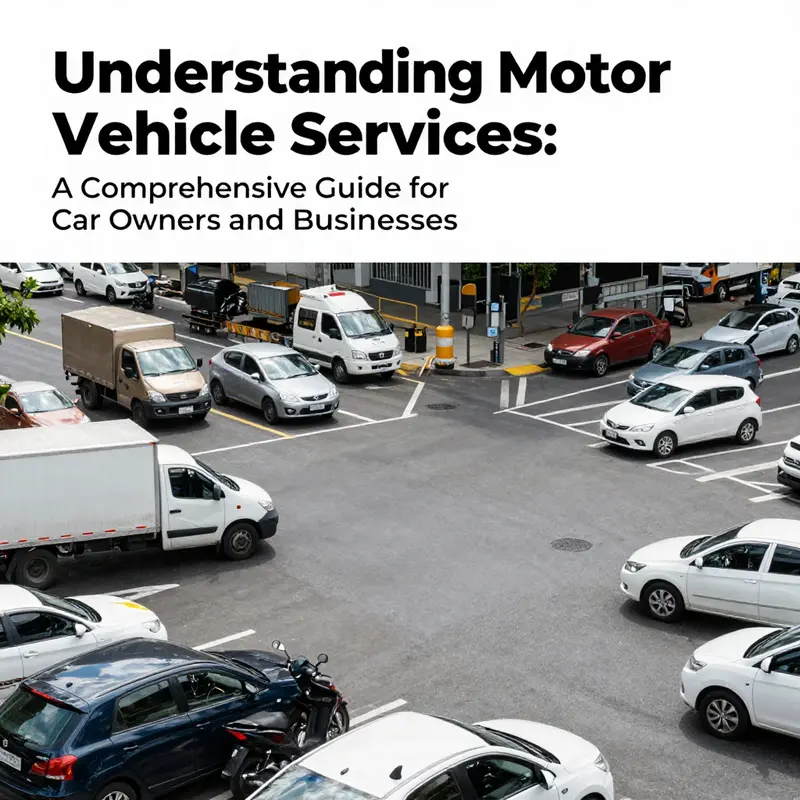 Urban intersection featuring various vehicles, highlighting the relevance of motor vehicle services in daily life.