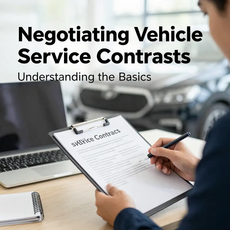 An engaging discussion about vehicle service contracts highlights negotiation strategies.