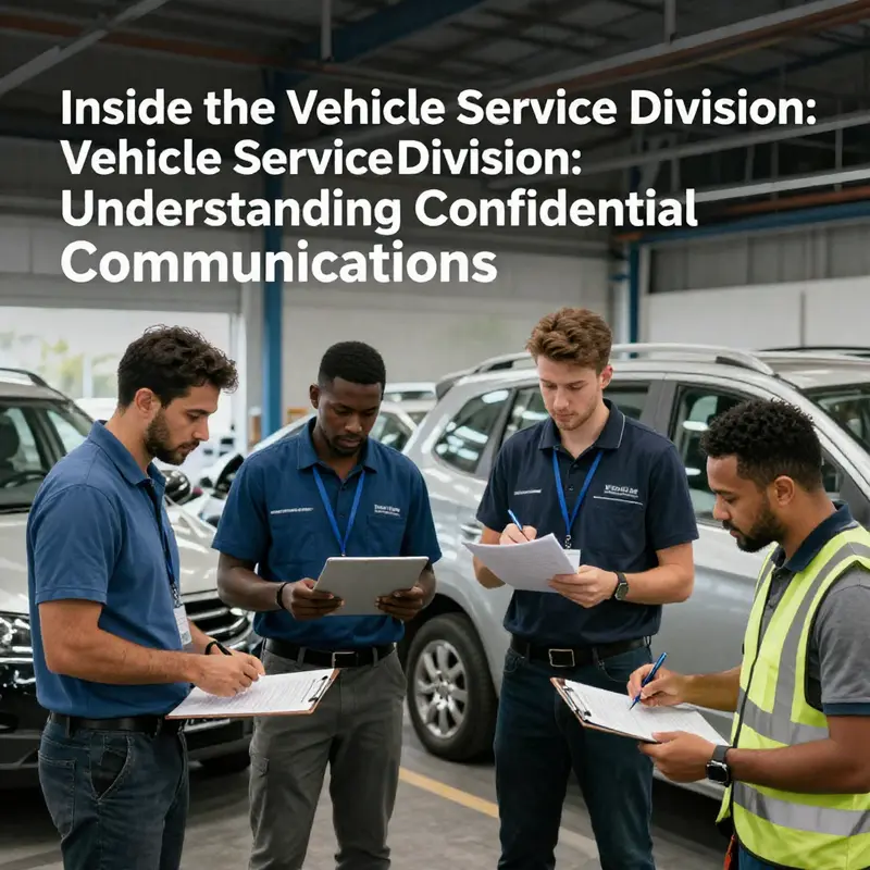 An abstract visual emphasizing the confidentiality of vehicle service communications.